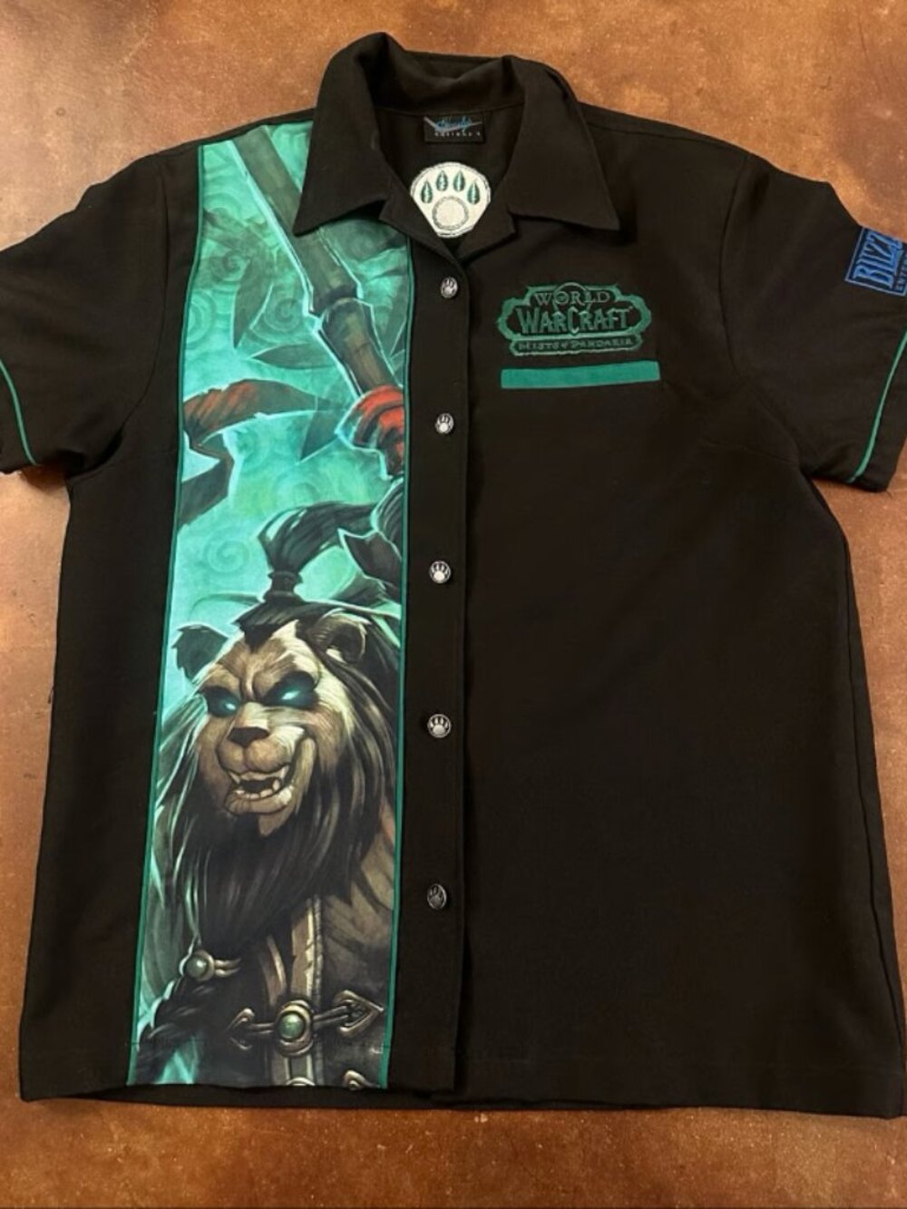 Warcraft Mists of Pandaria shirt by Steady Clothing Size Men’s L